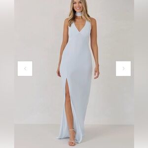 Light Blue Sleeveless Dress